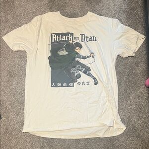 Ripple Junction Attack on Titan Levi Graphic Tee - White